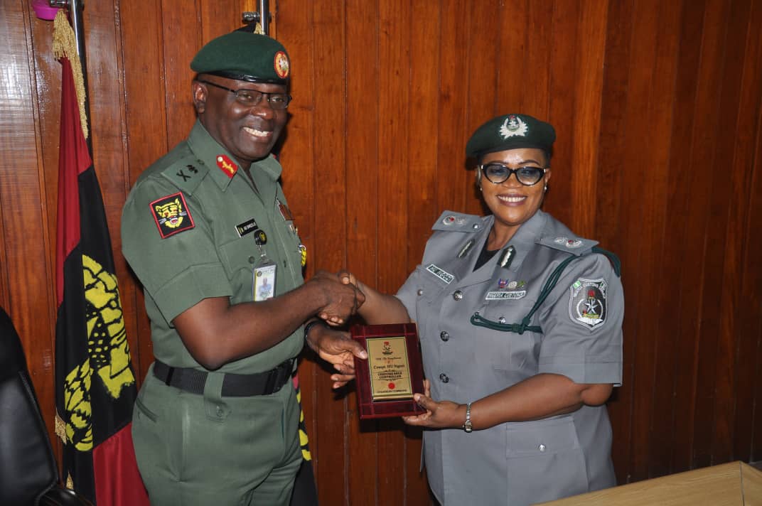 NCS Area Controller(Oyo/Osun) Command Visits GOC 2Div Nig Army.