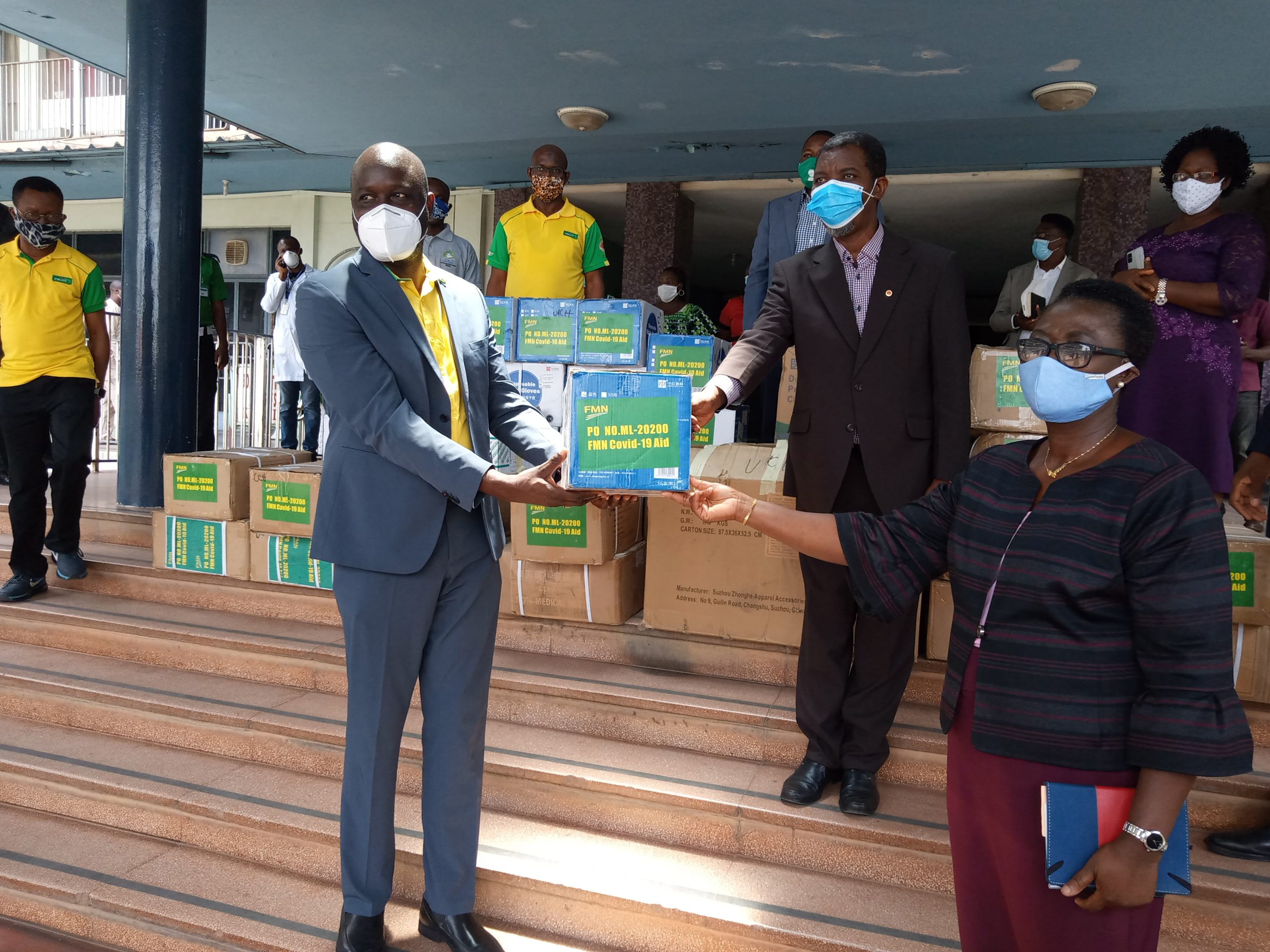 COVID-19: UCH Receives Equipment Worth Millions Of Naira From Flour Mills Of Nigeria