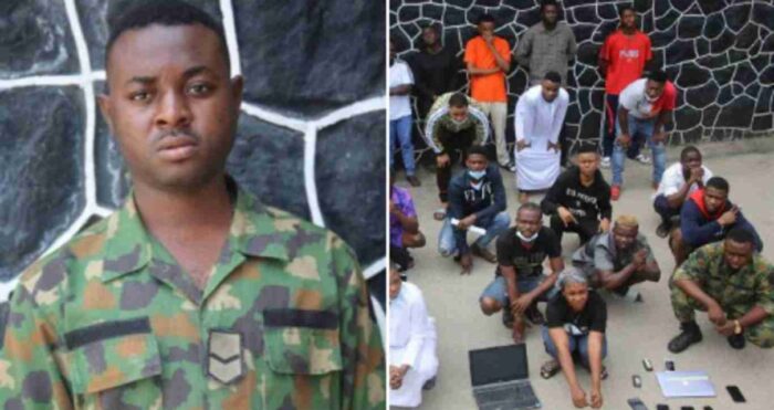 INTERNET FRAUD: Serving Soldier, 26 Others Arrested By EFCC