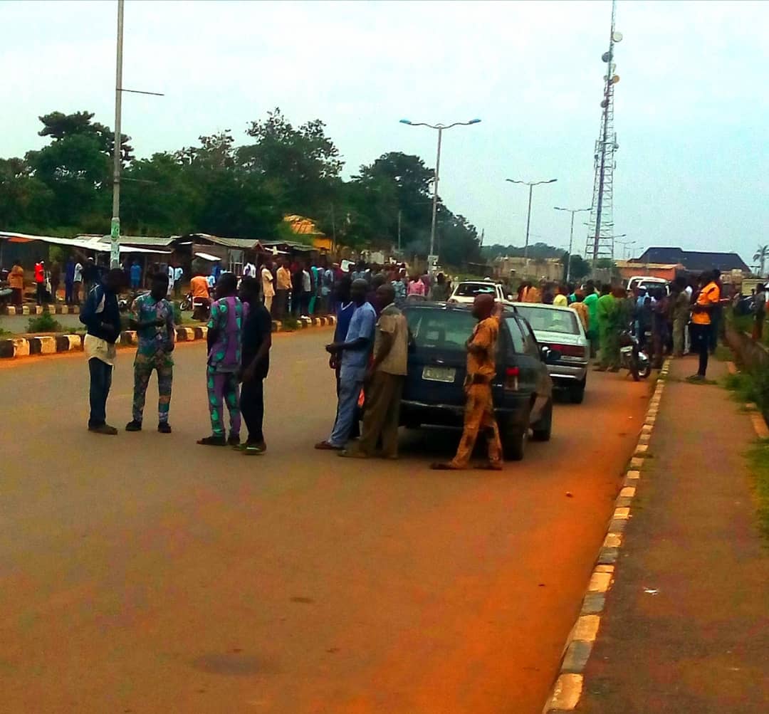 Riots Lasted Some Hours As Customs Officer Shot Motorist In Iseyin