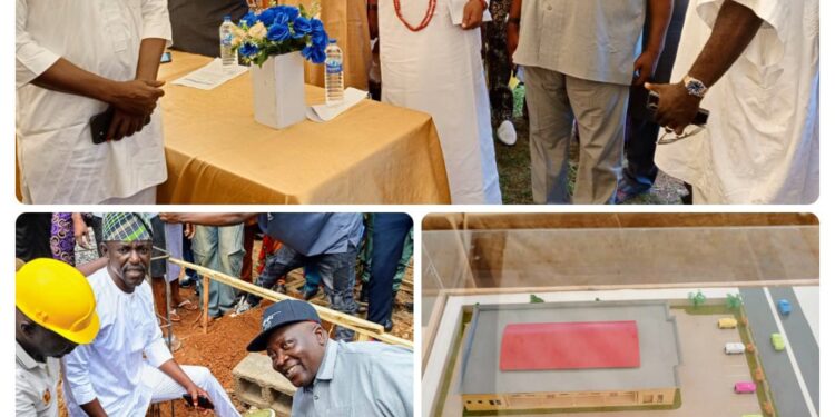 Oluyole LG Chairman, Olatunji Unveils Prototype Of Mini MAPO Hall, A Hub For Cultural And Administrative Activities