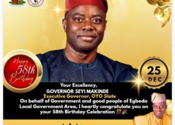 Egbeda LG Chairman, Sanda Oyedele, Congratulates Gov. Makinde On 58 Years Of Transformational Leadership